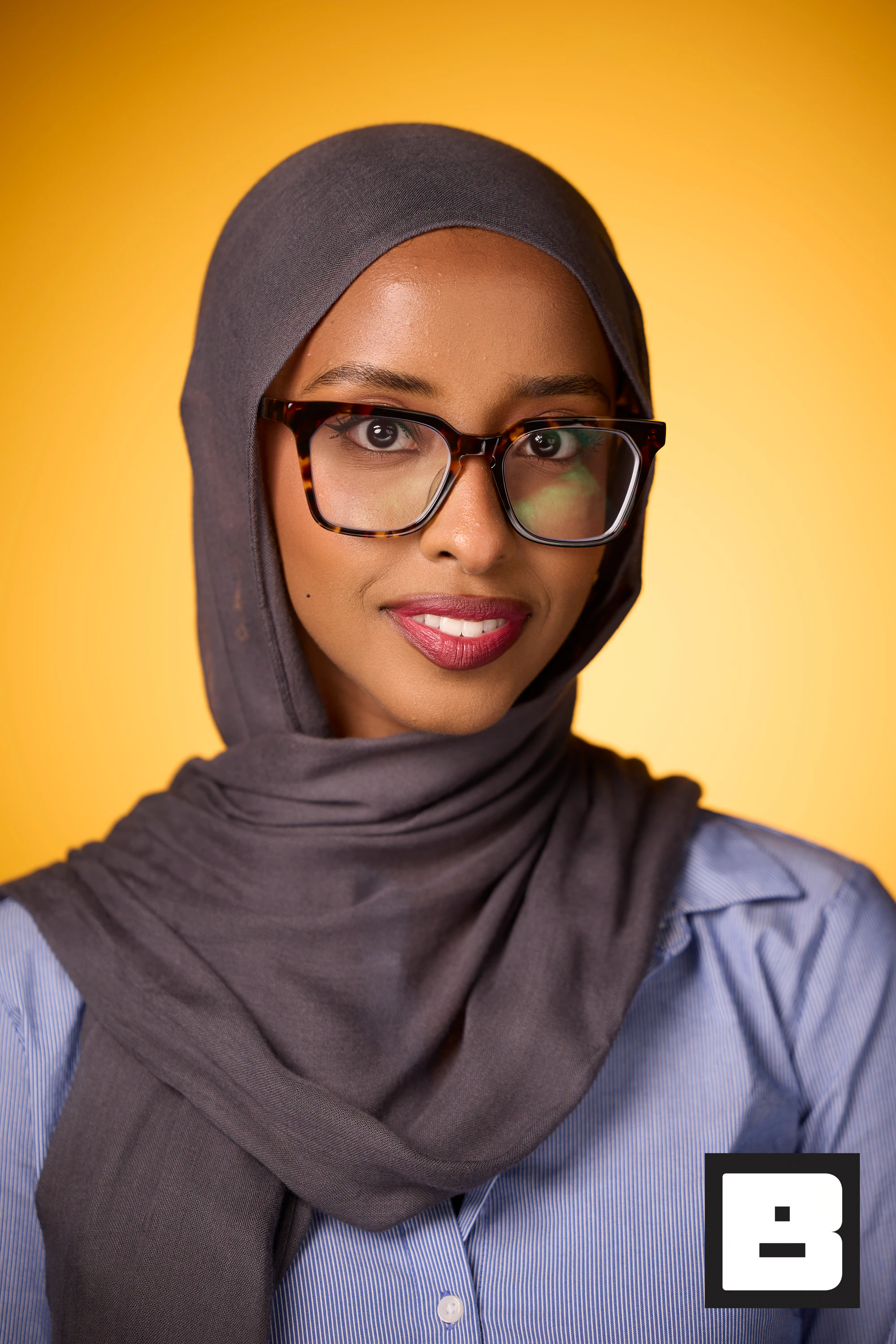 Hijab and glasses at P&G Confidence Lab at Black Tech Week