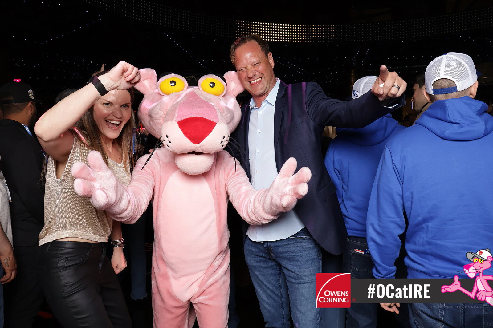 Group with the Panther at Owens Corning at IRE 2026