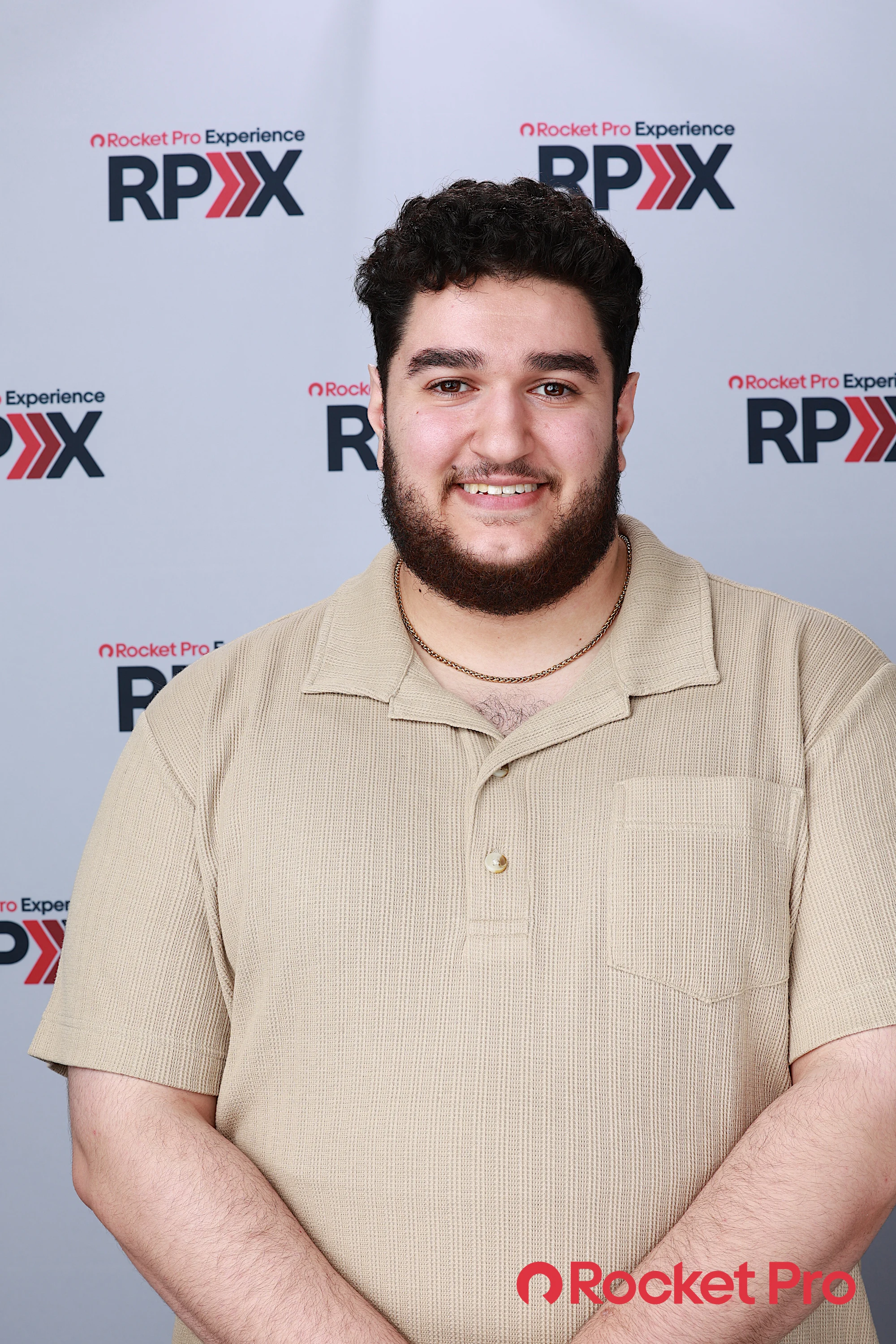 Head and shoulders, the RPX wall behind at Rocket Pro Experience
