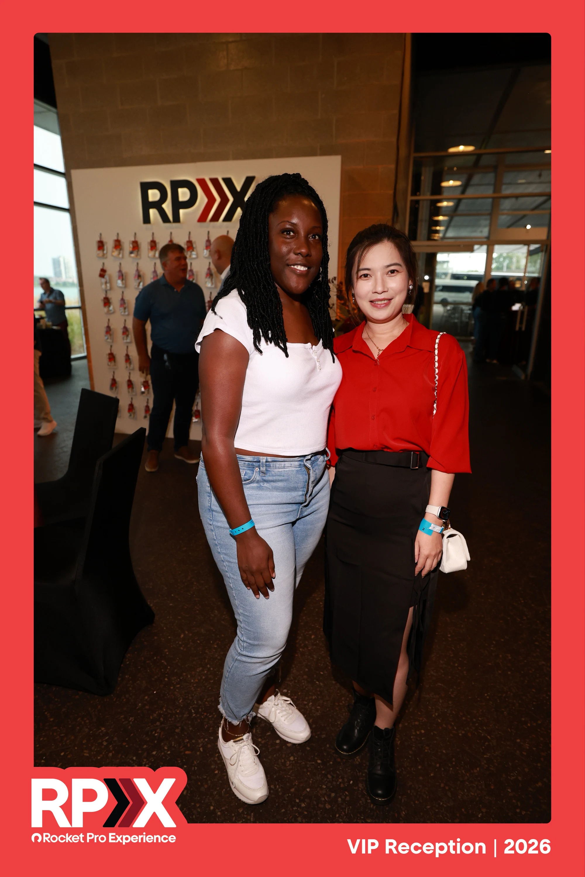 Two guests at the VIP reception at Rocket Pro Experience 2026