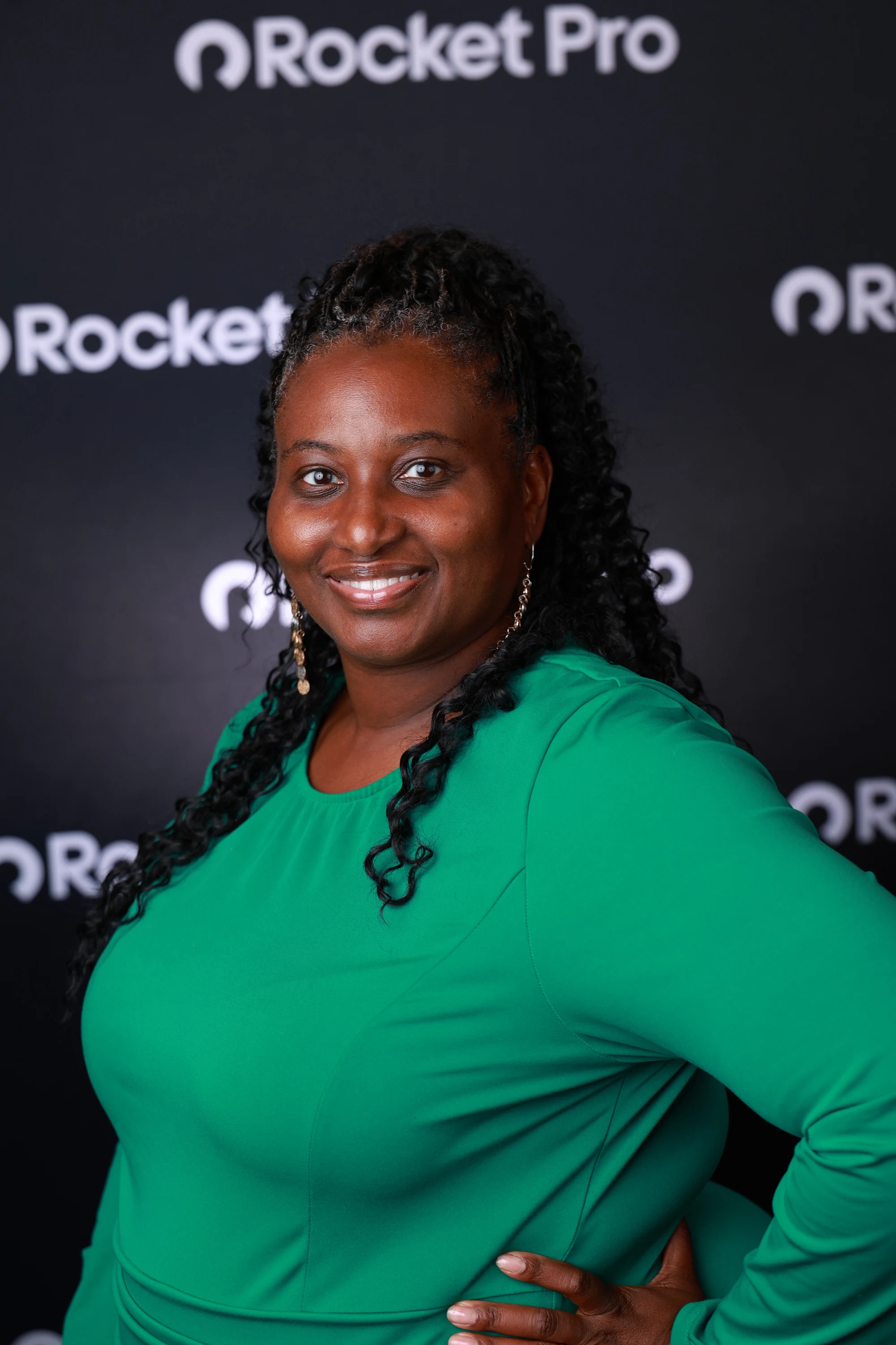 Headshot off the black backdrop at Rocket Pro Experience 2026